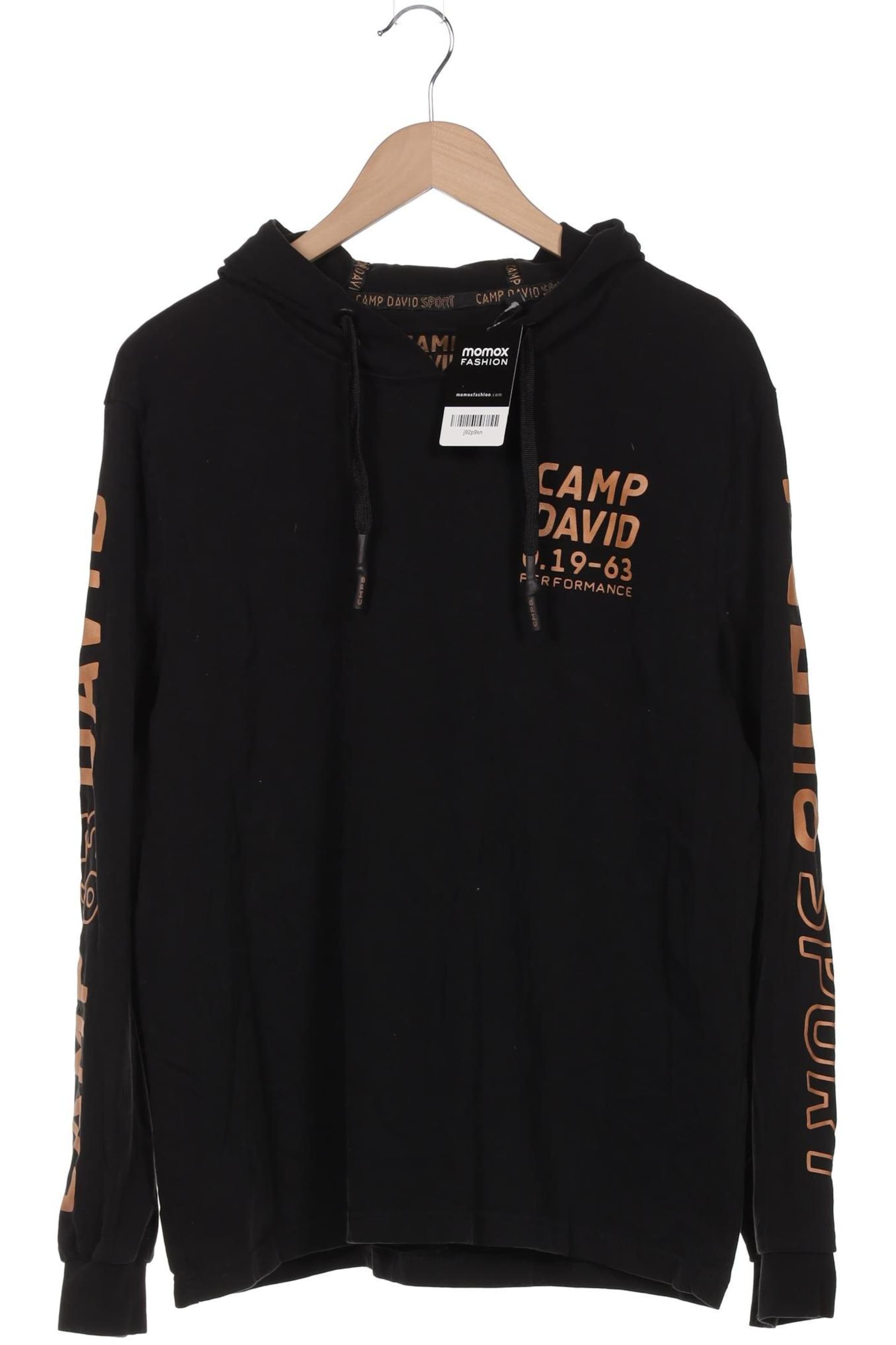 CAMP DAVID Kapuzenpullover XL in Schwarz: Vorderseite