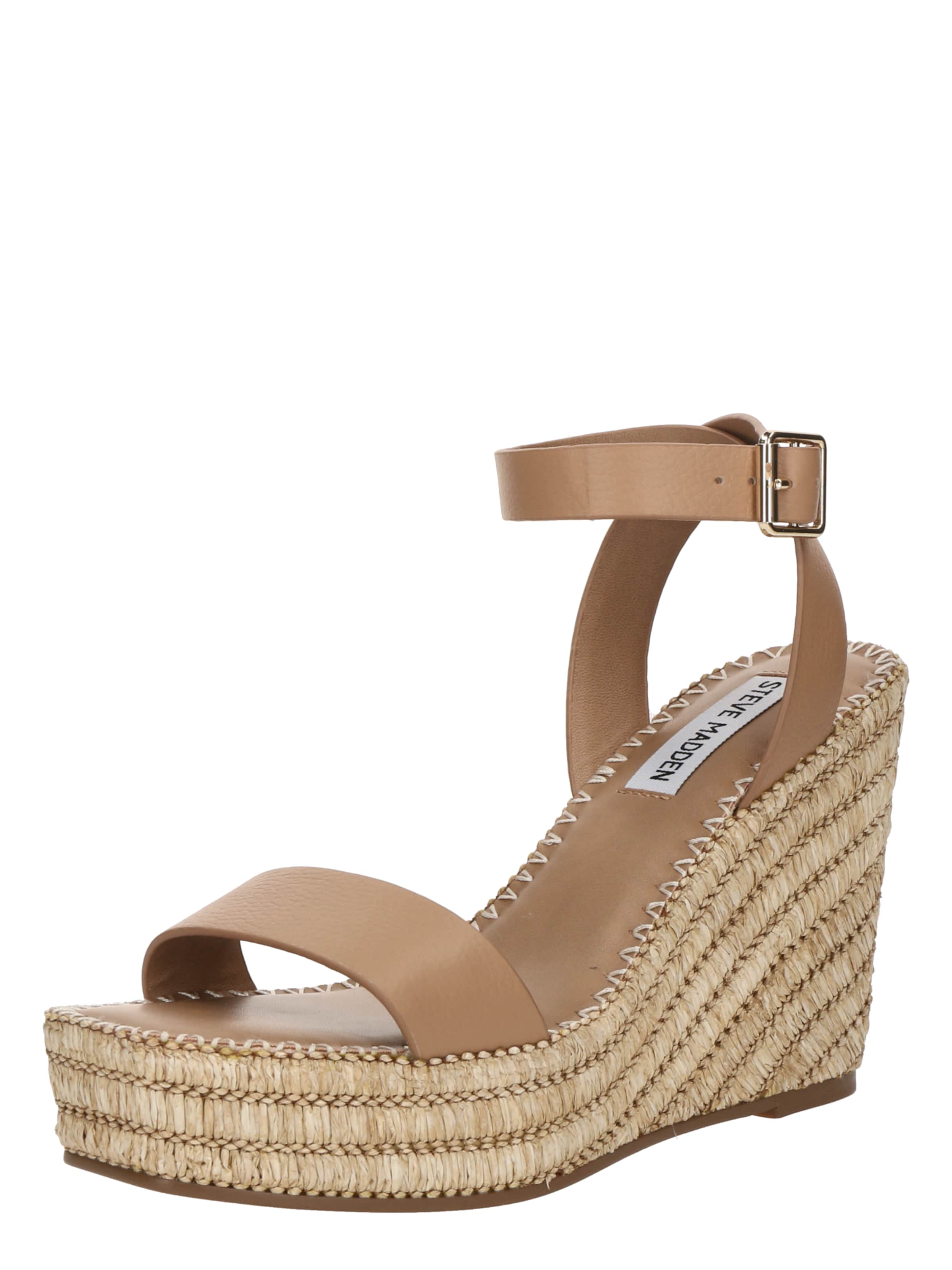 STEVE MADDEN Strap Sandals 'Cassie' in Beige: front