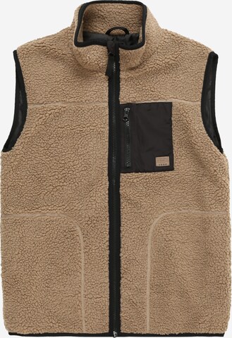 Gilet 'Magot' NAME IT en marron : devant