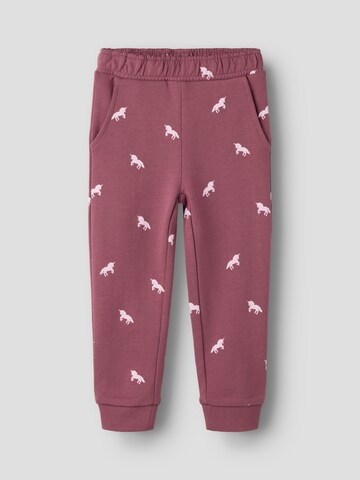 NAME IT Tapered Sports trousers 'NMFValba' in Red