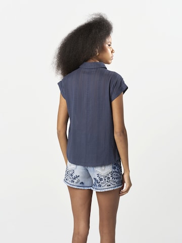 KOROSHI Blúzka - Modrá