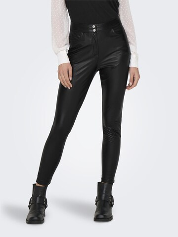 Only Petite Skinny Hose 'ONLJessie' in Schwarz: Vorderseite