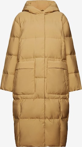 Manteau d’hiver ESPRIT en beige : devant