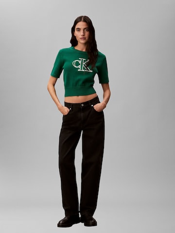 Calvin Klein Jeans Pullover in Grün