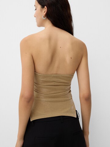 Bershka Top – zlatá