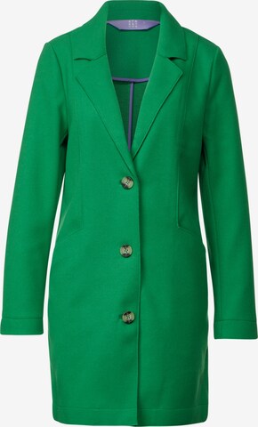 STREET ONE Between-Seasons Coat in Green: front