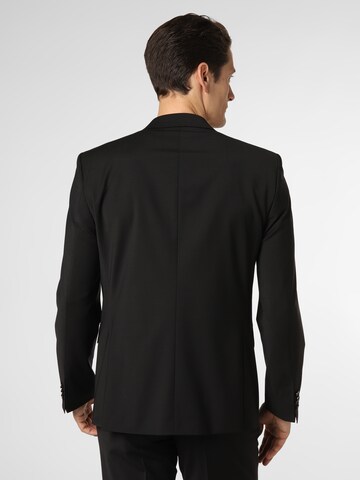 Coupe regular Veste de costume BOSS en noir