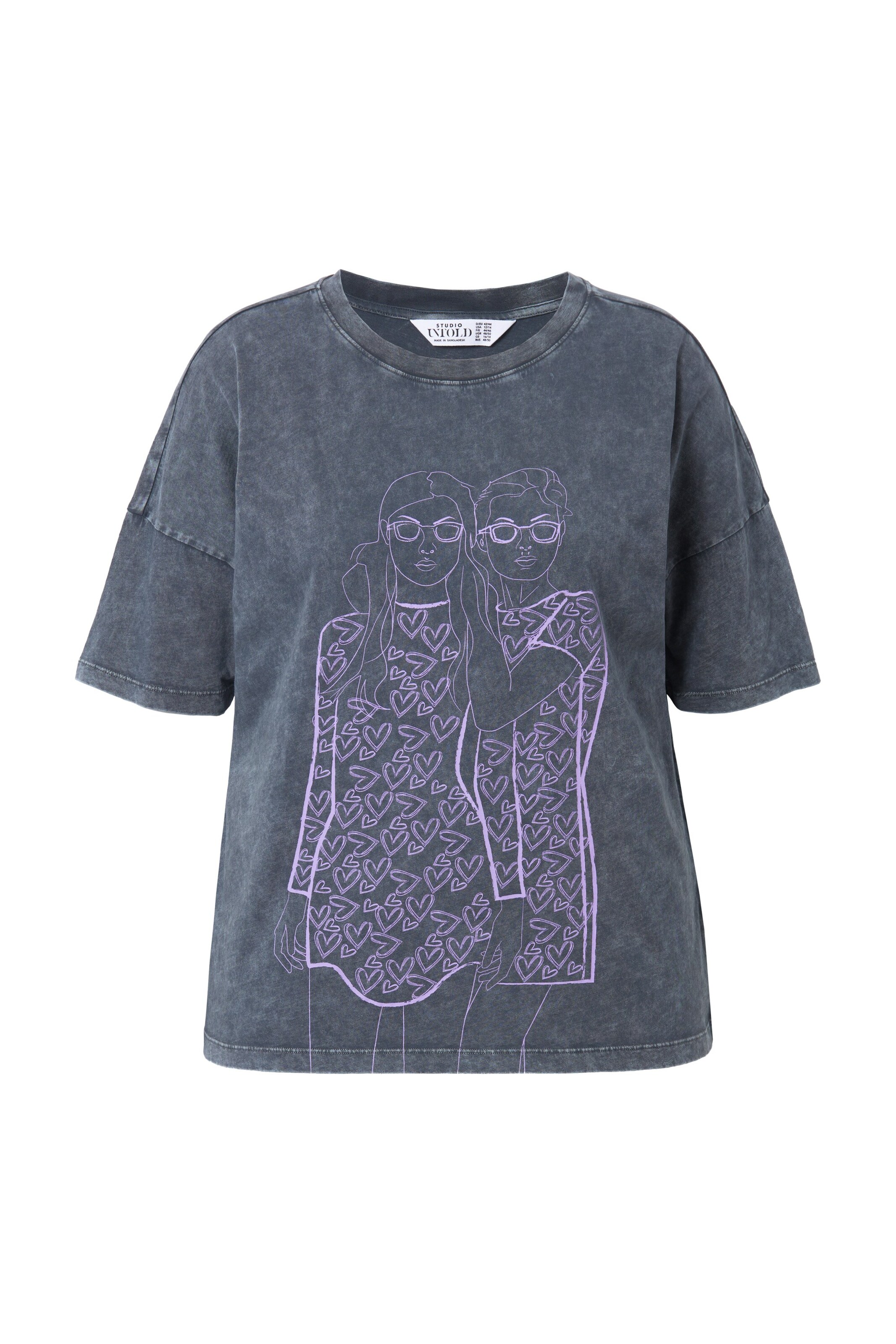 Studio Untold Shirt in Grau: Vorderseite