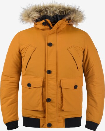 !Solid Winter Jacket 'Frio' in Orange: front