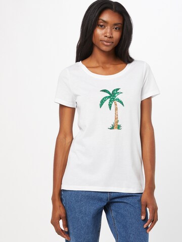 ONLY - Camiseta 'KITA' en blanco: frente