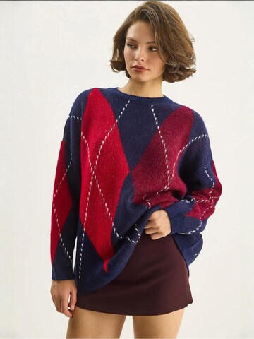 Pull-over 'Pullover' Bianco Lucci en bleu