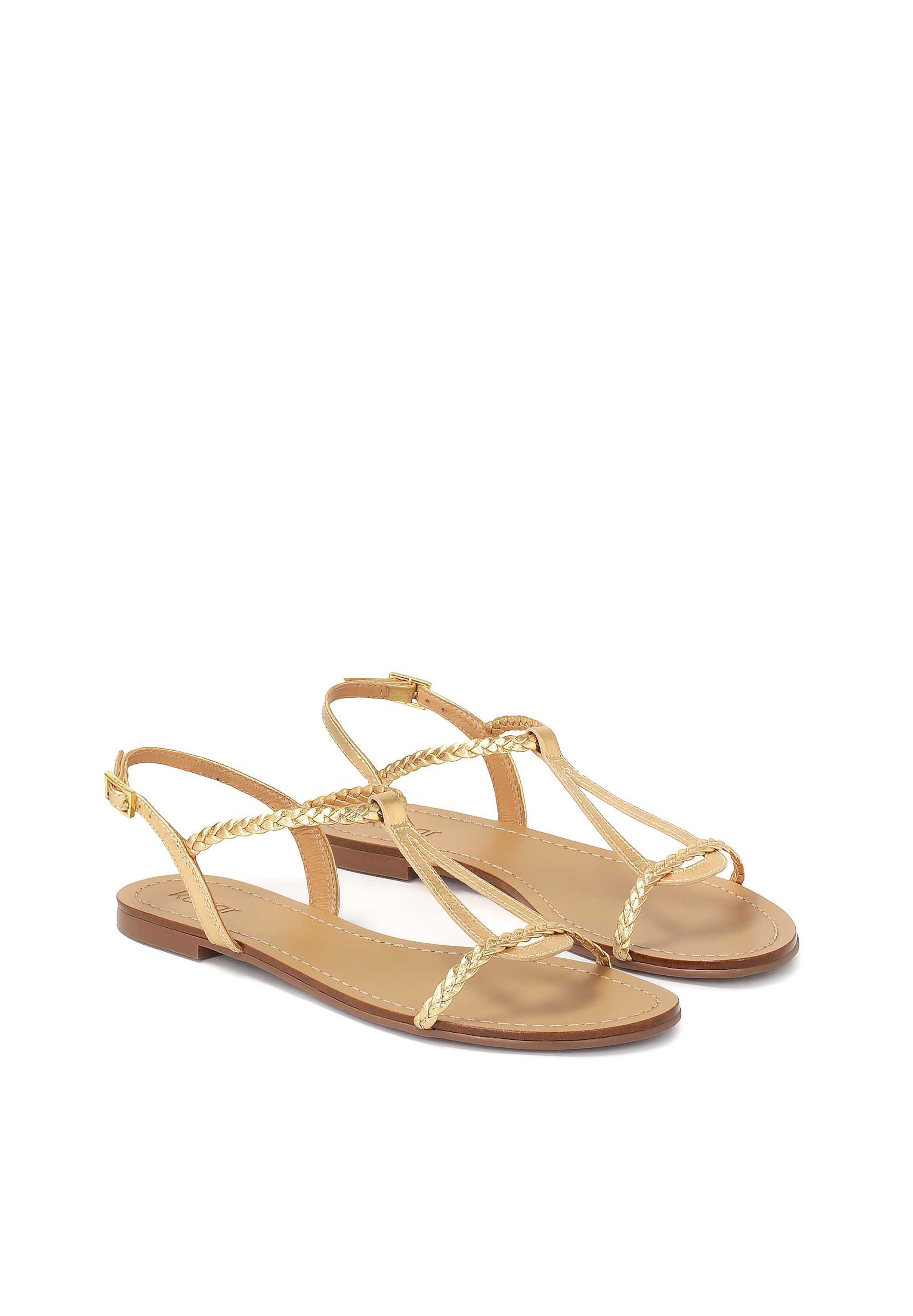 Kazar Босоножки с ремешком в Золотой