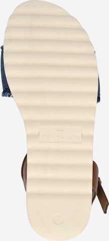 TOM TAILOR Remienkové sandále - Modrá