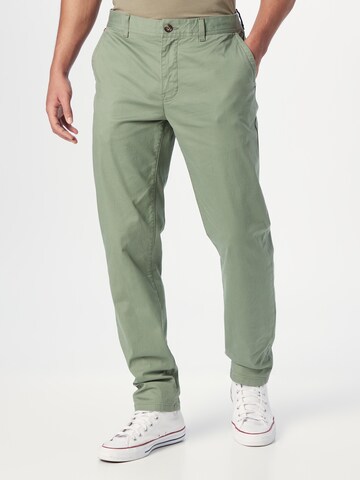 SCOTCH & SODA - Tapered Calças chino 'STUART' em verde: frente