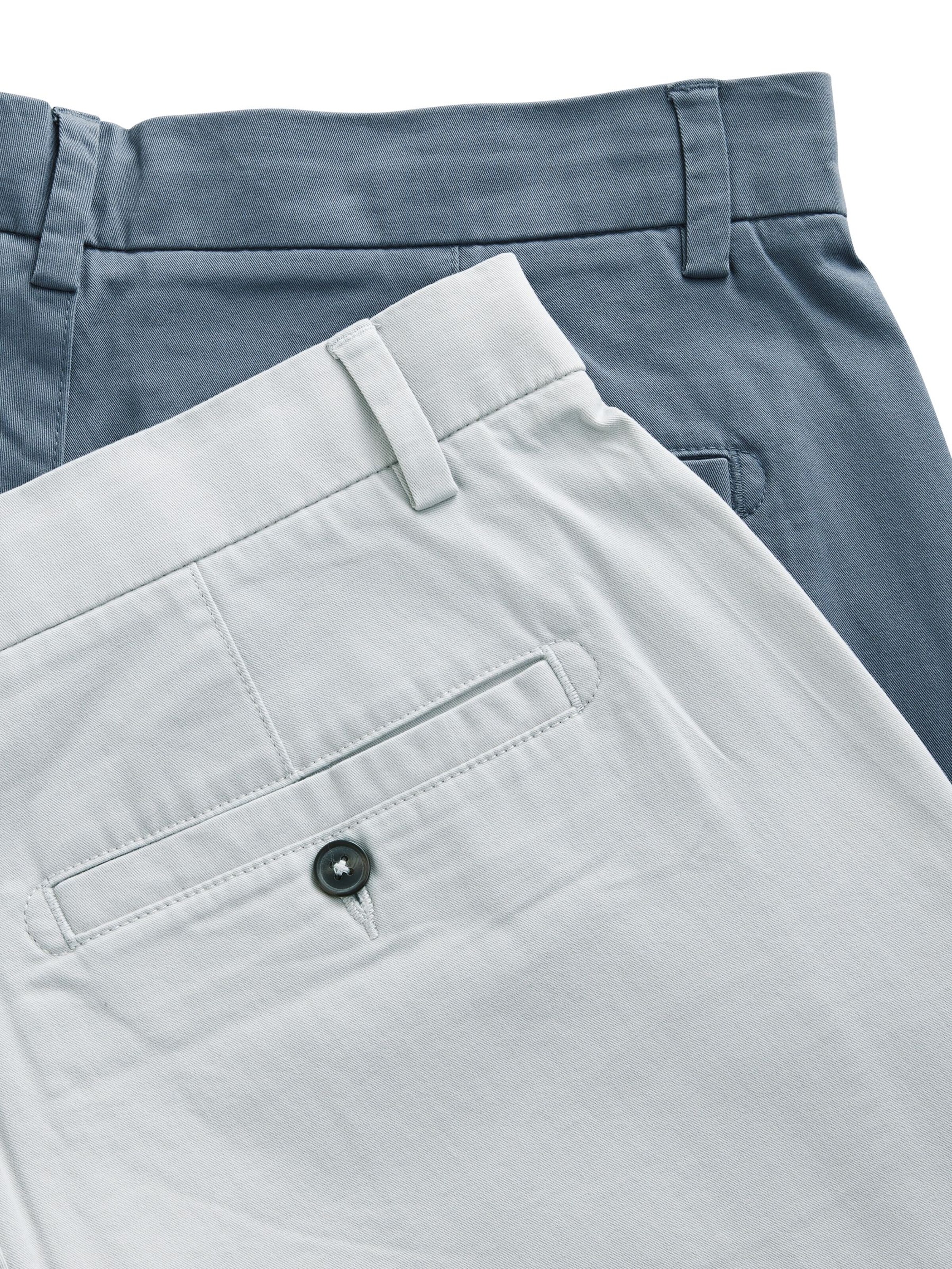 Next Regular Chino in Blauw