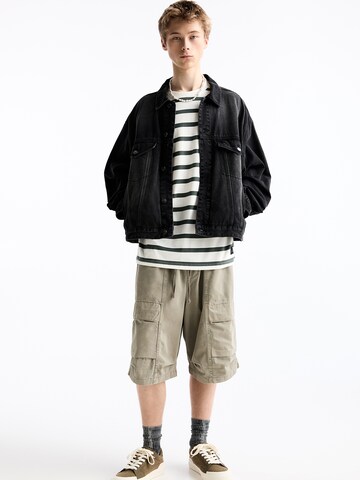 Veste mi-saison Pull&Bear en noir