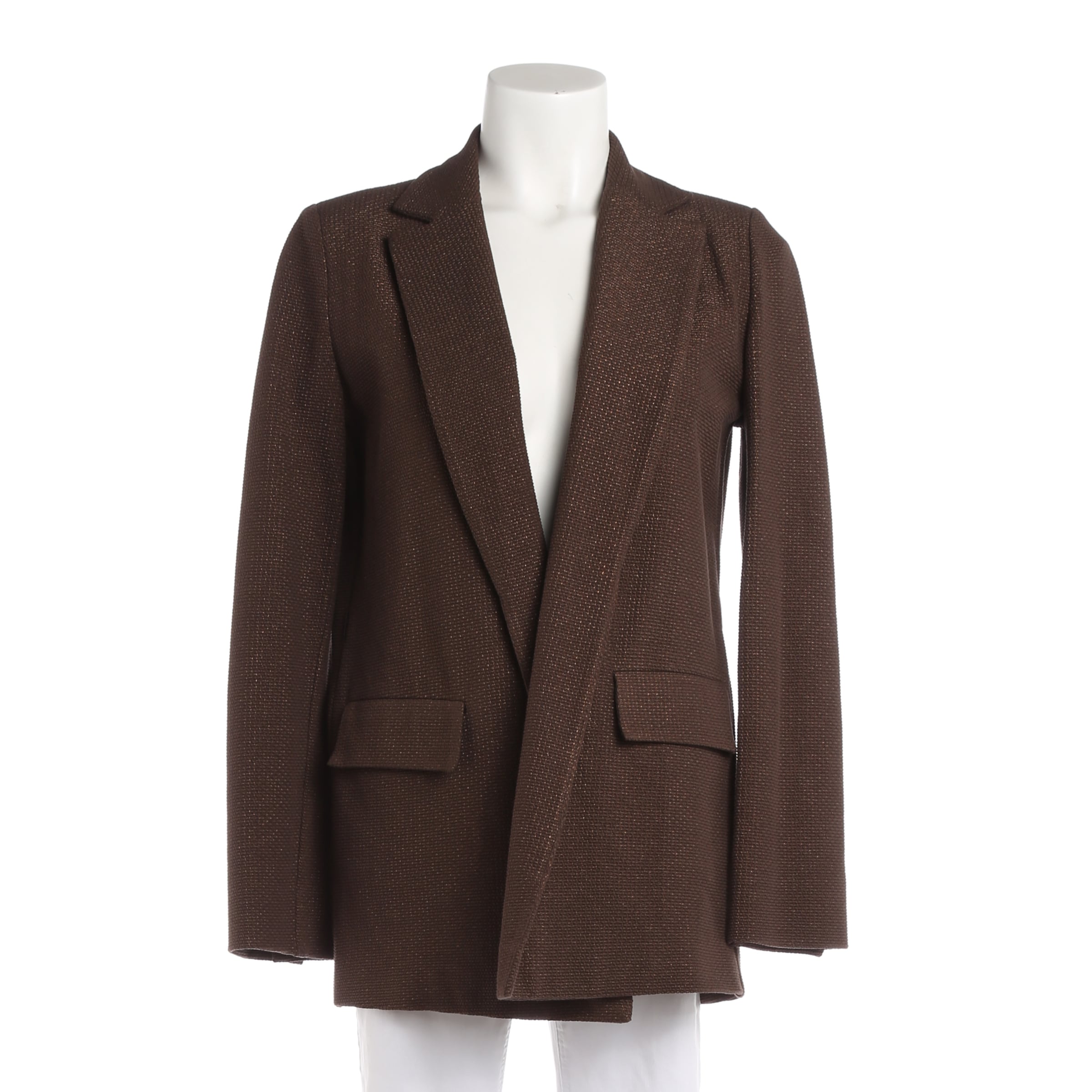 Max Mara Blazer in S in dunkelbraun, Produktansicht