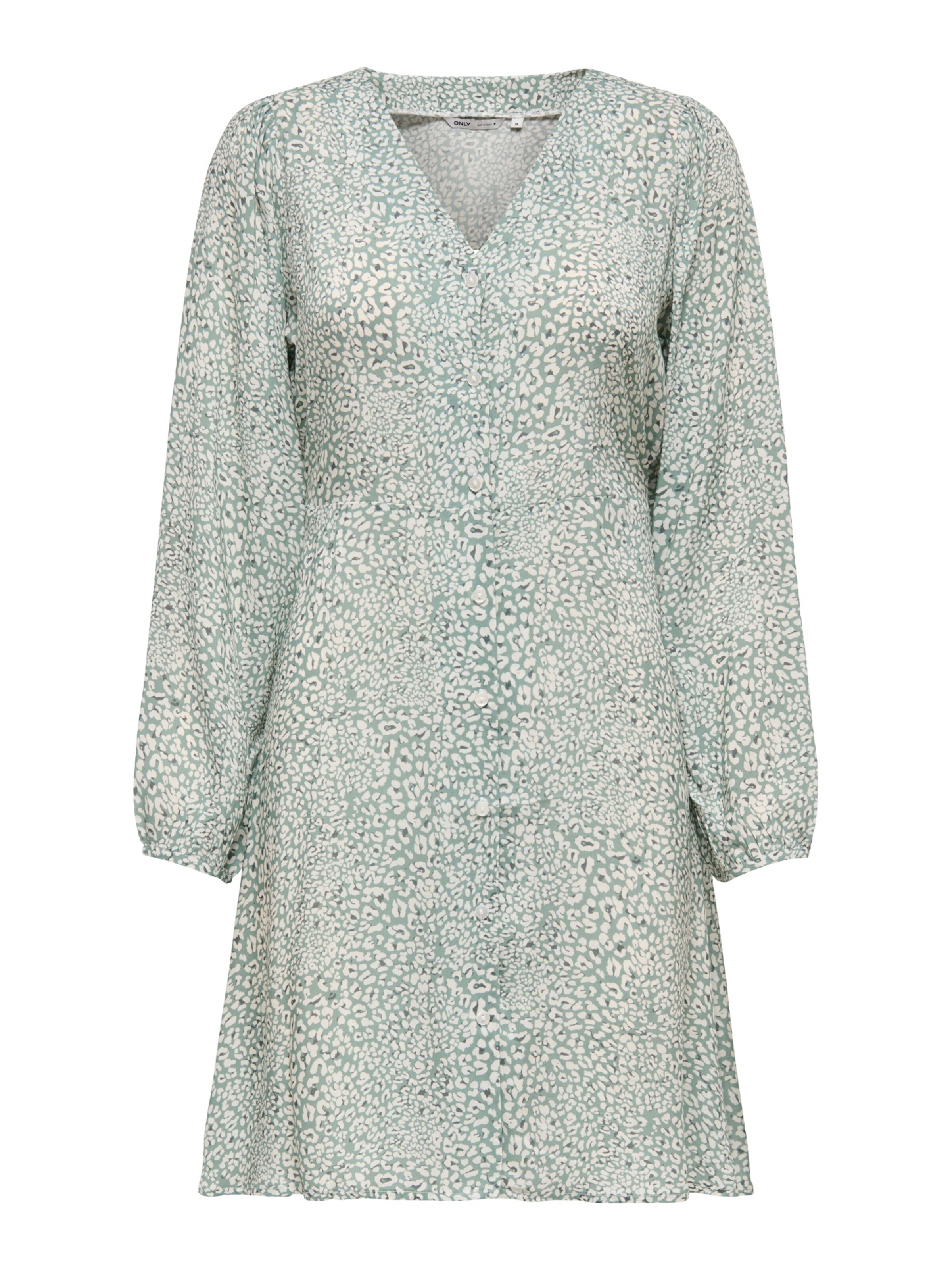 Abito camicia 'ONLEVIDA' di ONLY in verde: frontale