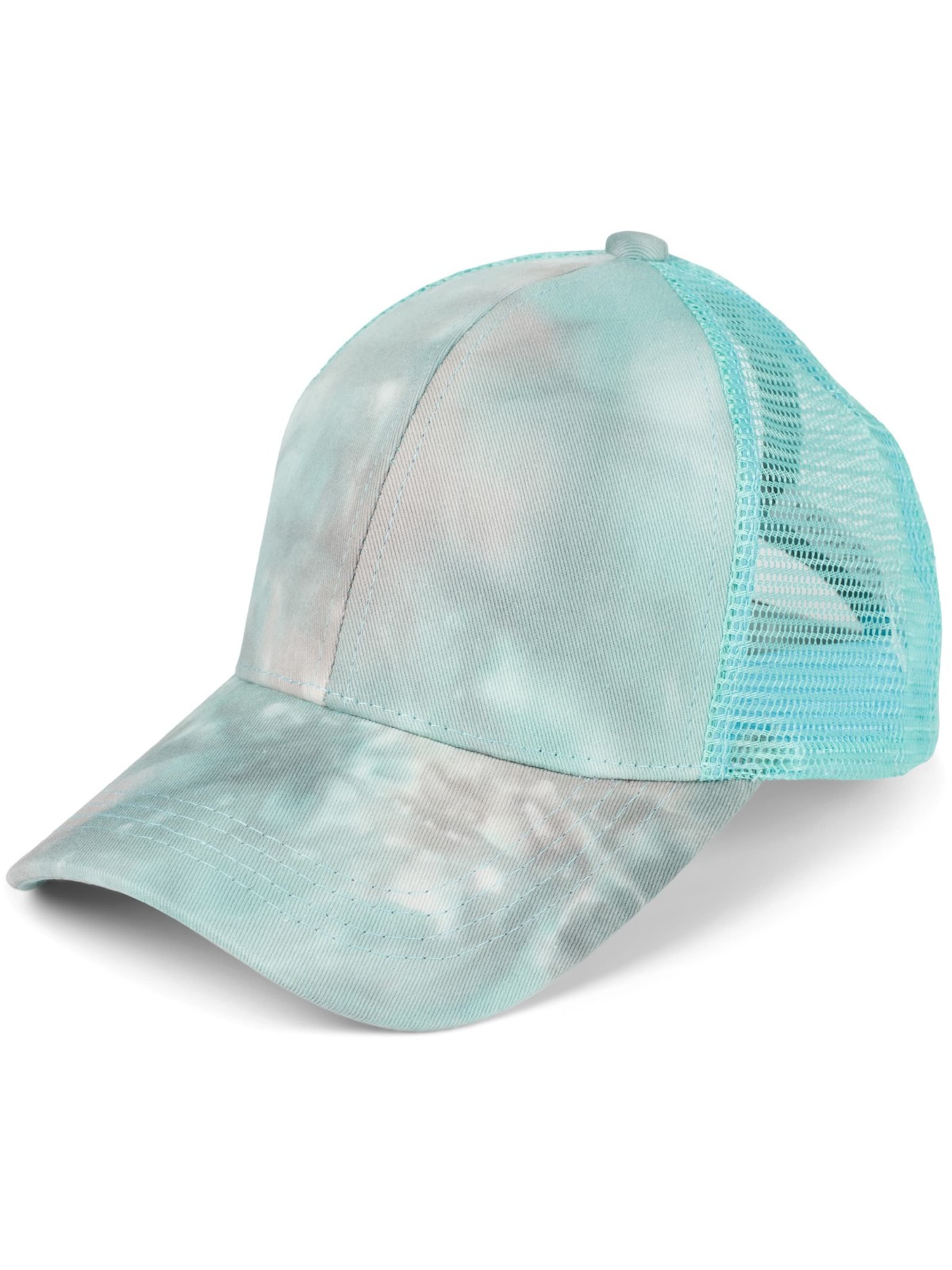 styleBREAKER Cap 'Ponytail Baseball Cap Batik mit Mesh Einsatz'‌‌‌‌‌‌‌‌‌‌ in Grau