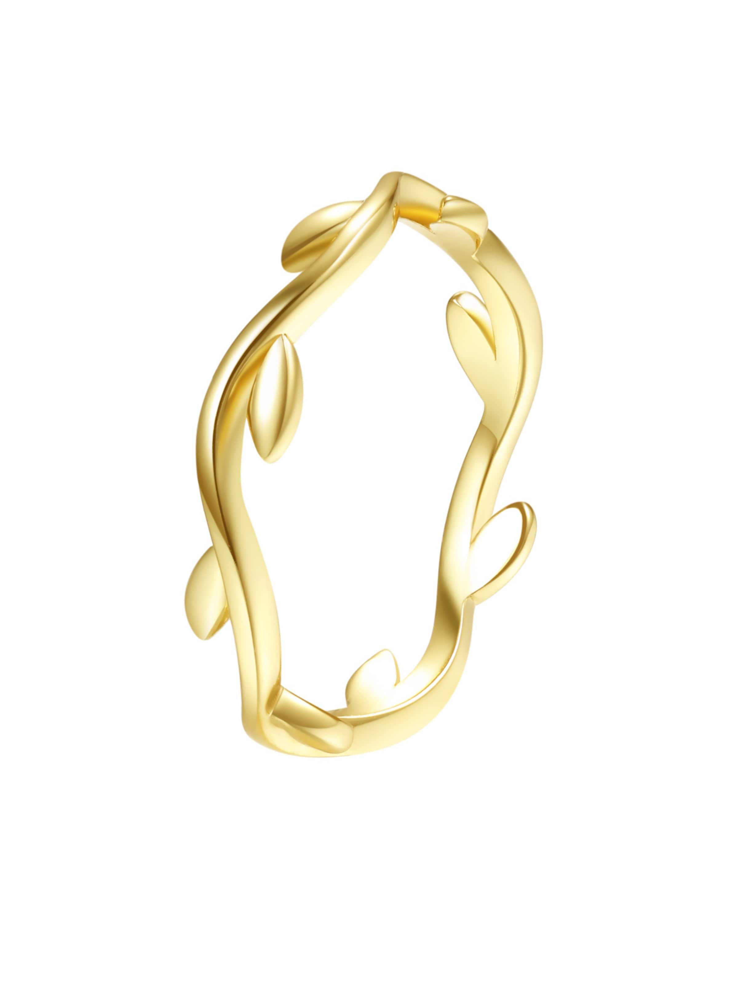 Hey Happiness - Anillo 'Laurel' en oro