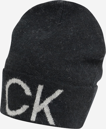 Bonnet Calvin Klein en noir : devant