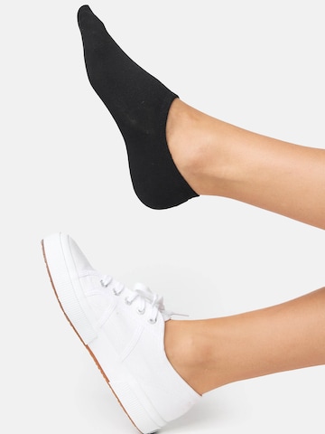 Nur Die Sokken ' Bambus Sneaker Füssling ' in Zwart