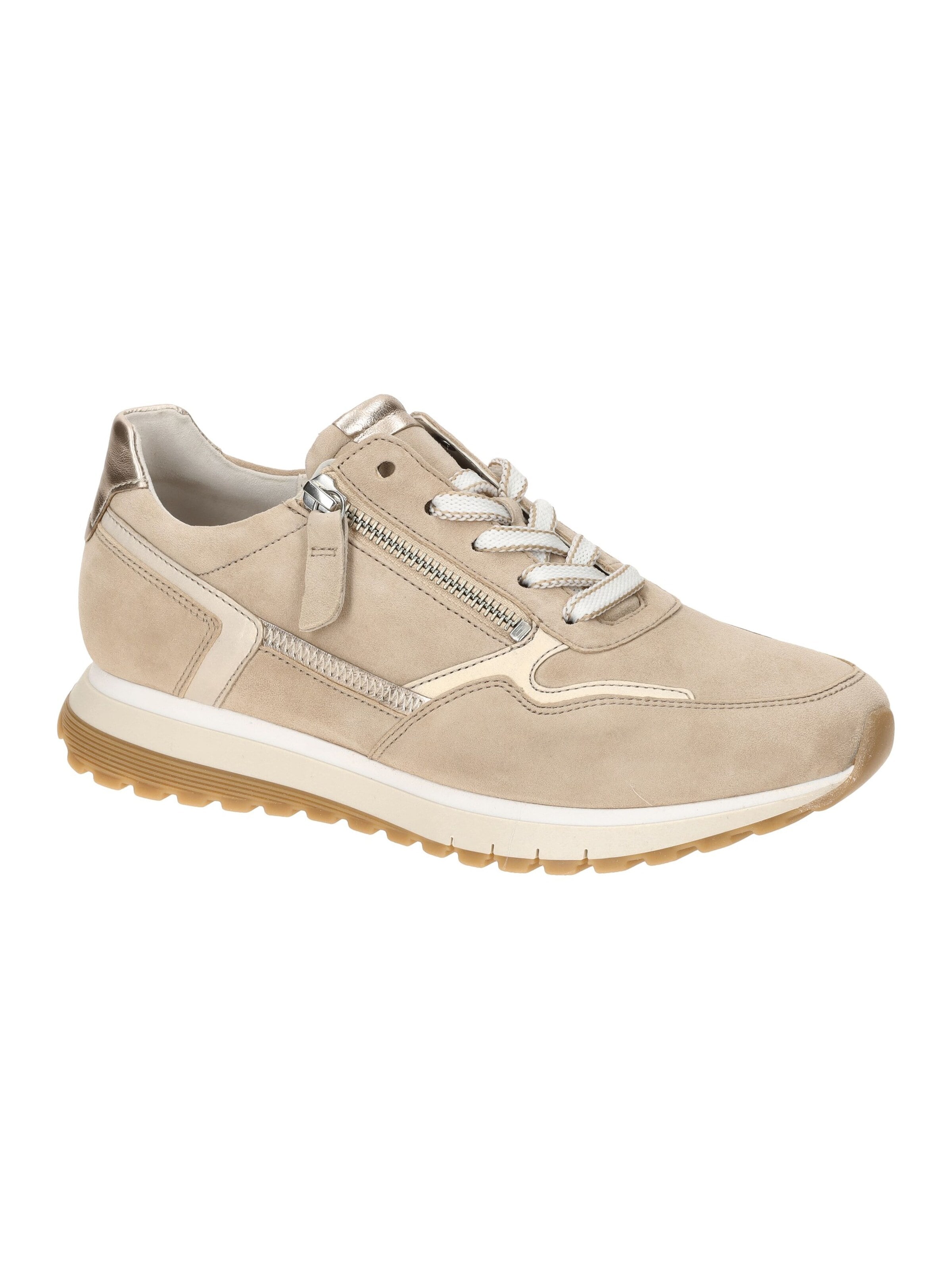 GABOR Schnürschuh in Beige