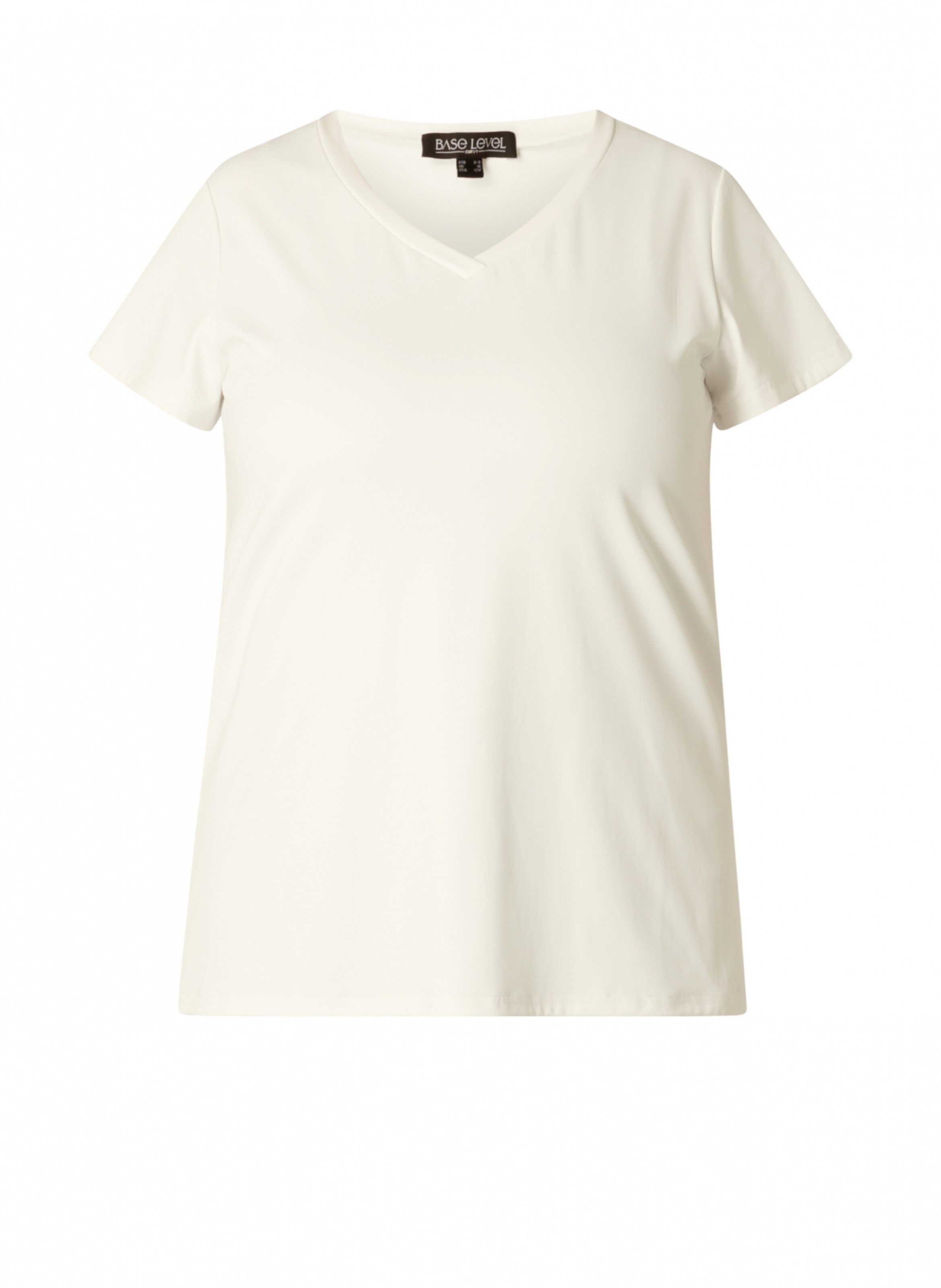 BASE LEVEL CURVY T-Shirt in Beige: Vorderseite