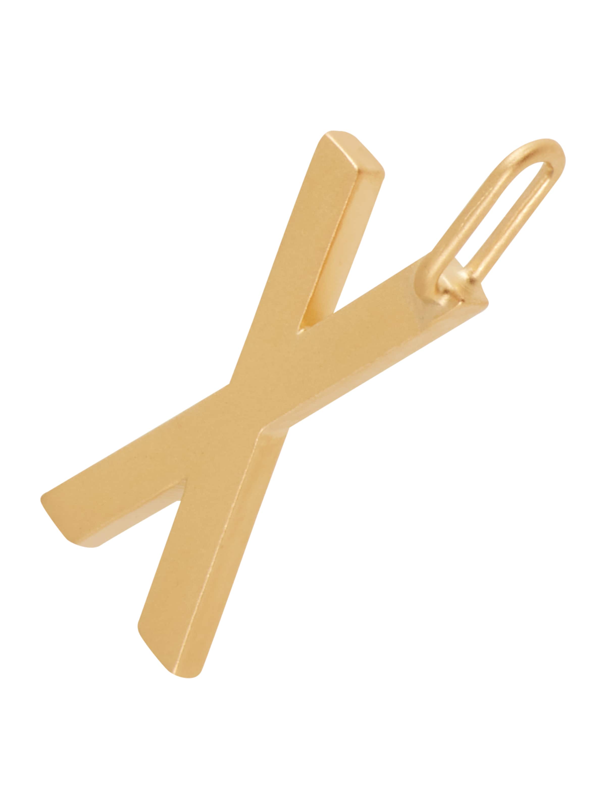 Design Letters Hangers in Goud: voorkant