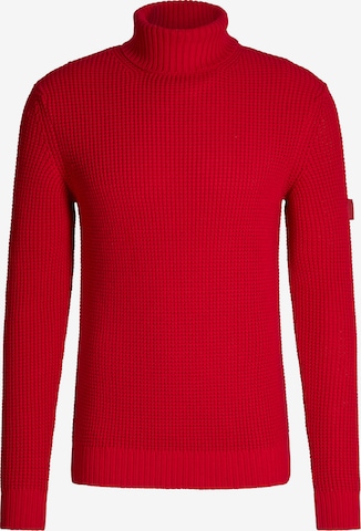 JOOP! Jeans Trui ' Hollio ' in Rood: voorkant