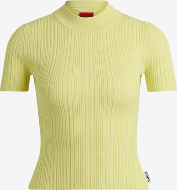 HUGO Red Sweater 'Sarpharim' in Yellow: front