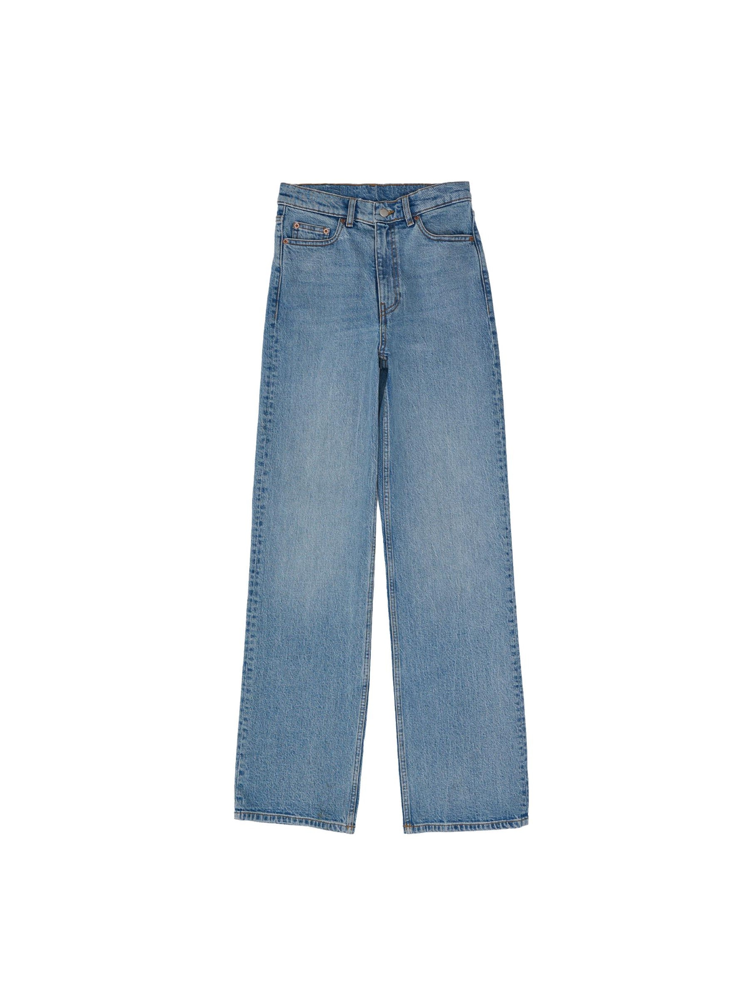 Dr. Denim Regular Jeans 'Echo High Straight' in Blauw