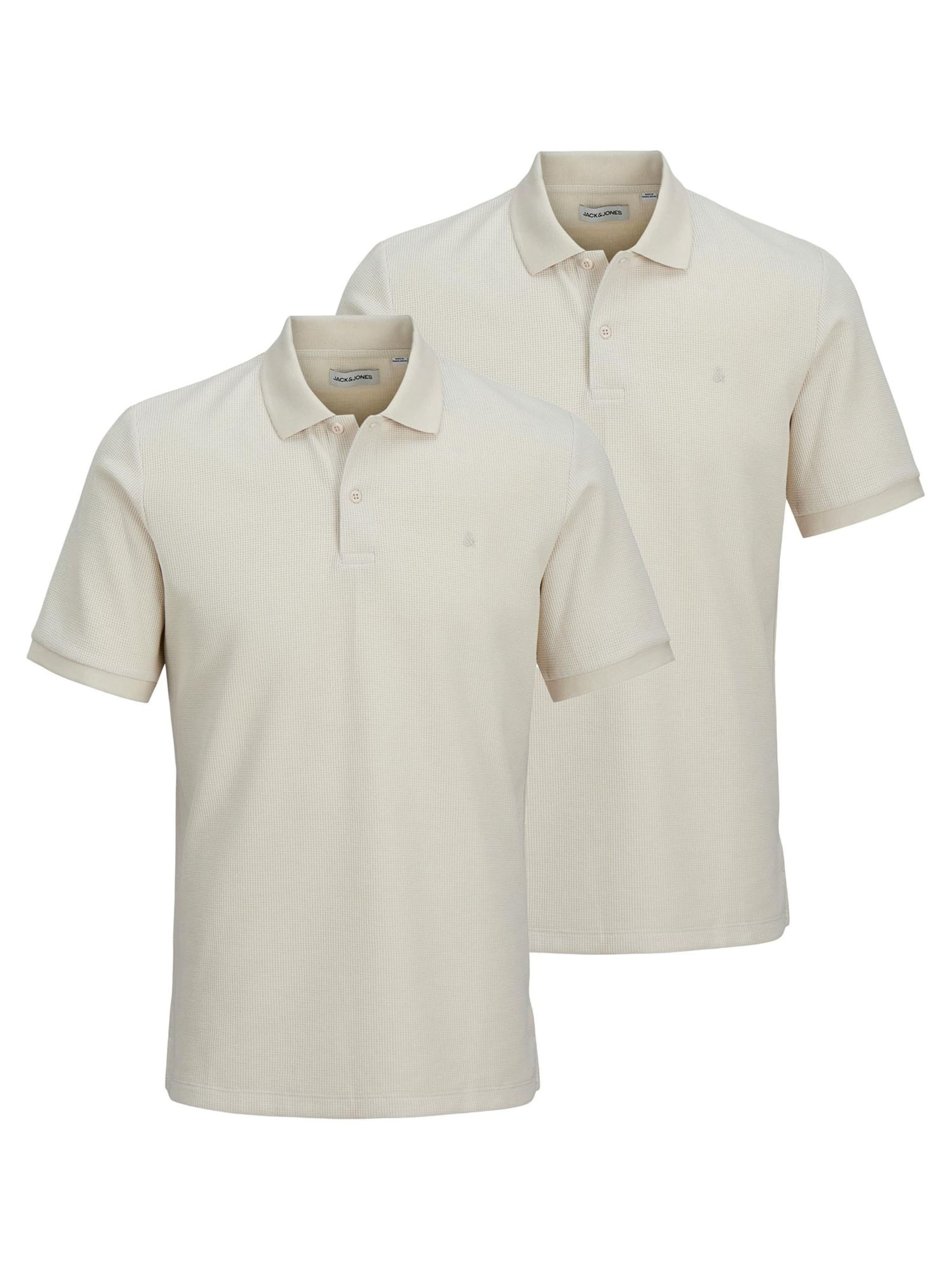 JACK & JONES Shirt 'Austin' in Beige: front