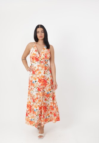 Elara Kjole i orange