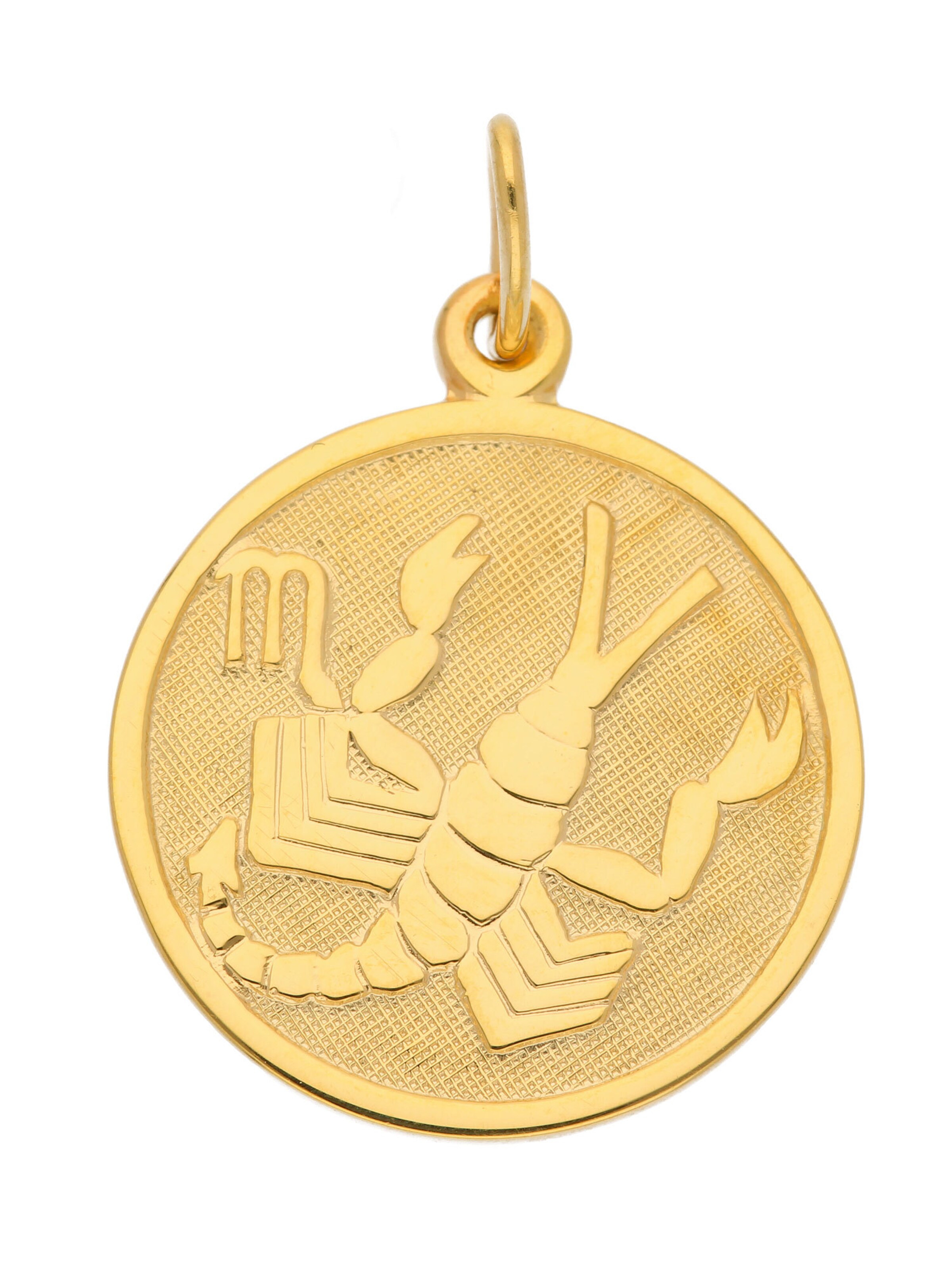 Adelia´s Pendant 'Skorpion' in Gold: front