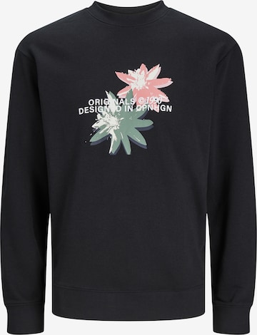 JACK & JONES Sweatshirt 'TAMPA' in Zwart: voorkant