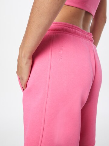 ADIDAS SPORTSWEAR Loose fit Workout Pants 'All Szn Fleece' in Pink