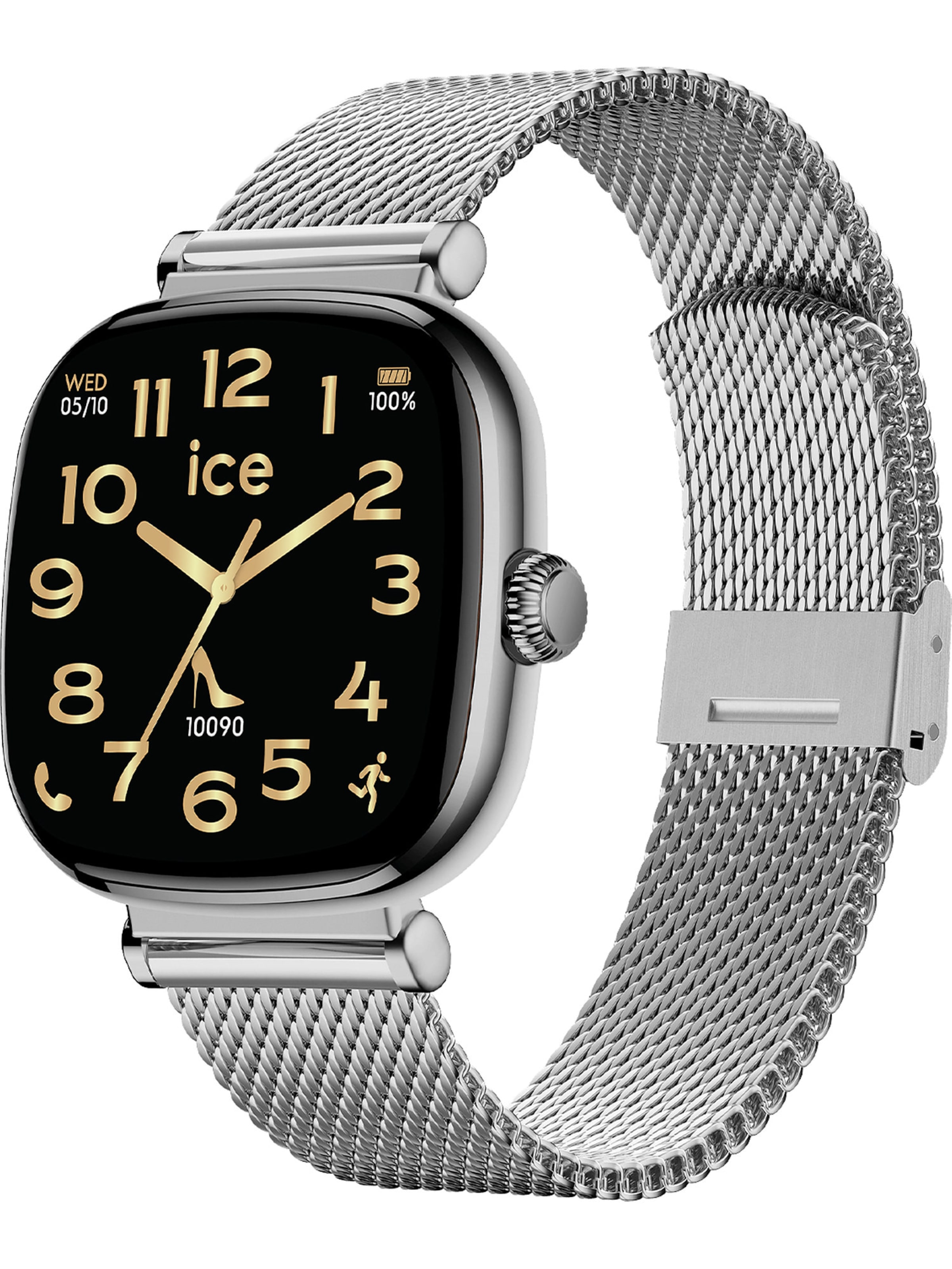 ICE WATCH Digitaluhr in Silber: Vorderseite