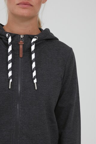 Oxmo Zip-Up Hoodie 'WANDA' in Grey