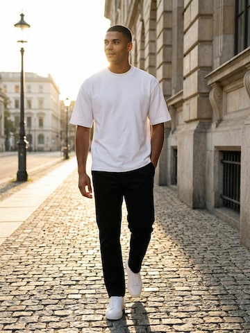 Regular Pantalon 'A111' Tazzio en noir