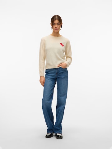 Pull-over 'BAM' VERO MODA en beige