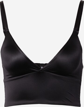 ETAM Triangle Bra in Black: front