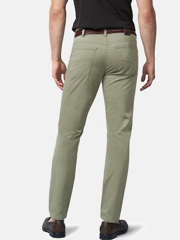 MEYER Regular Chino trousers 'M5 Five Pocket' in Green