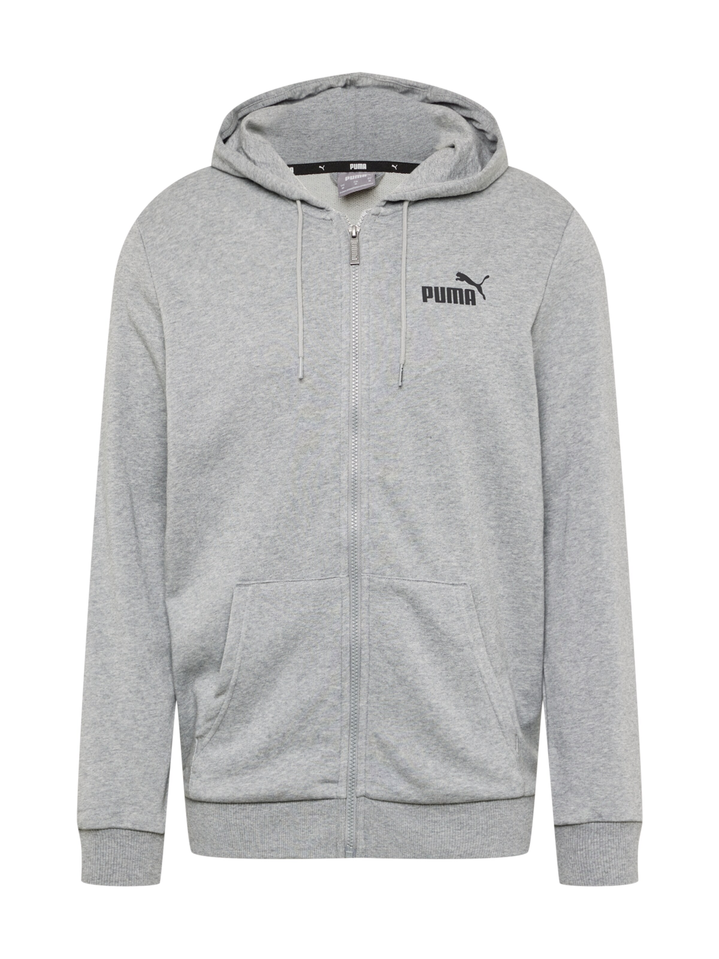 puma zip front hooded jacket