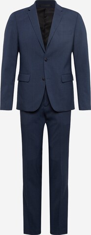 Lindbergh Slim fit Suit in Blue: front