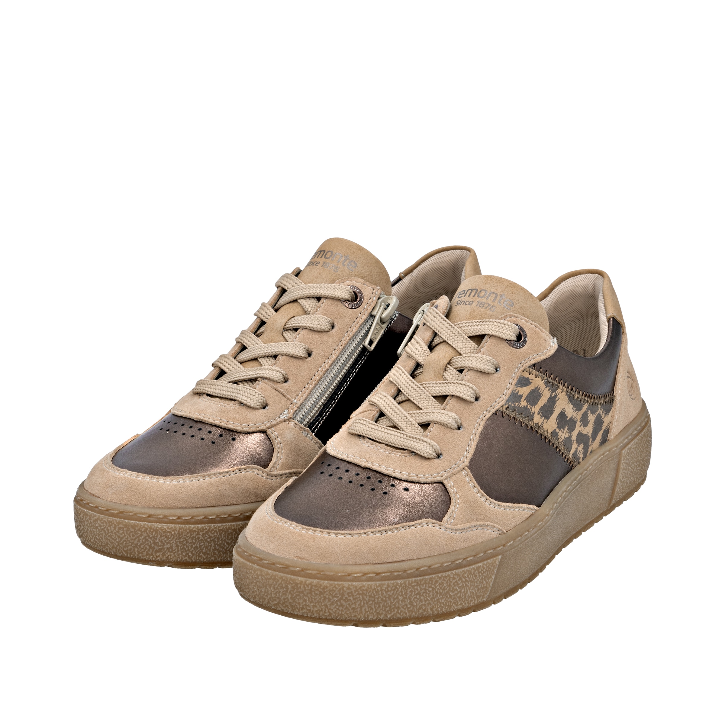 REMONTE Platform trainers in Beige: front