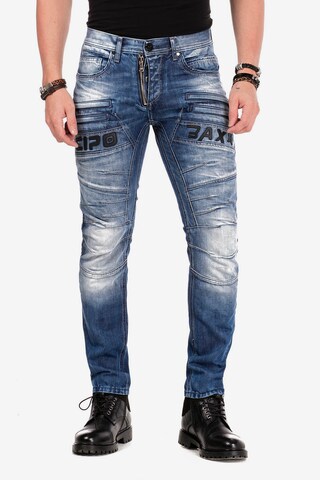 CIPO & BAXX Regular Jeans 'Seek' in Blauw: voorkant