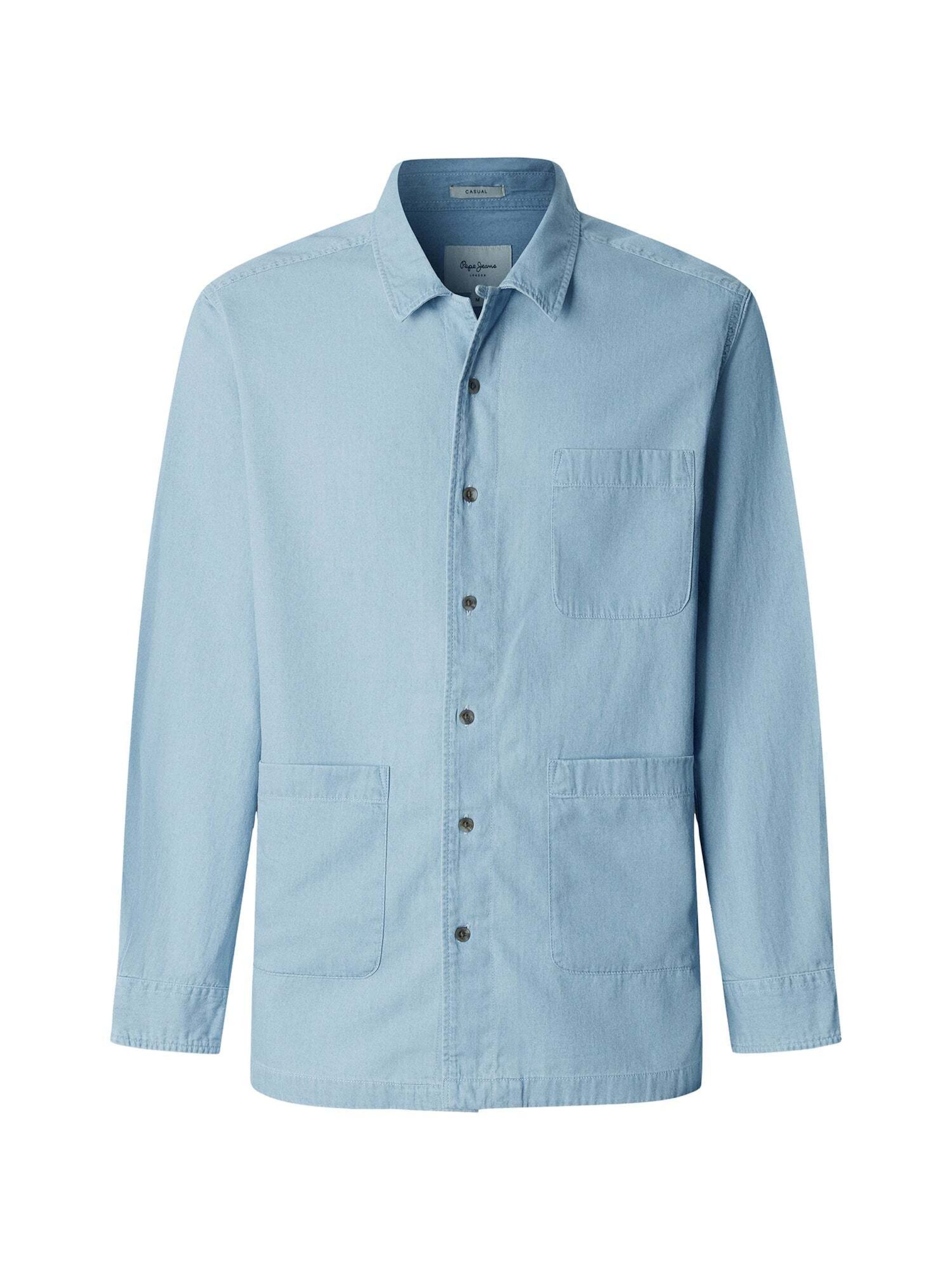 Regular fit Camicia 'Robi' di Pepe Jeans in blu: frontale