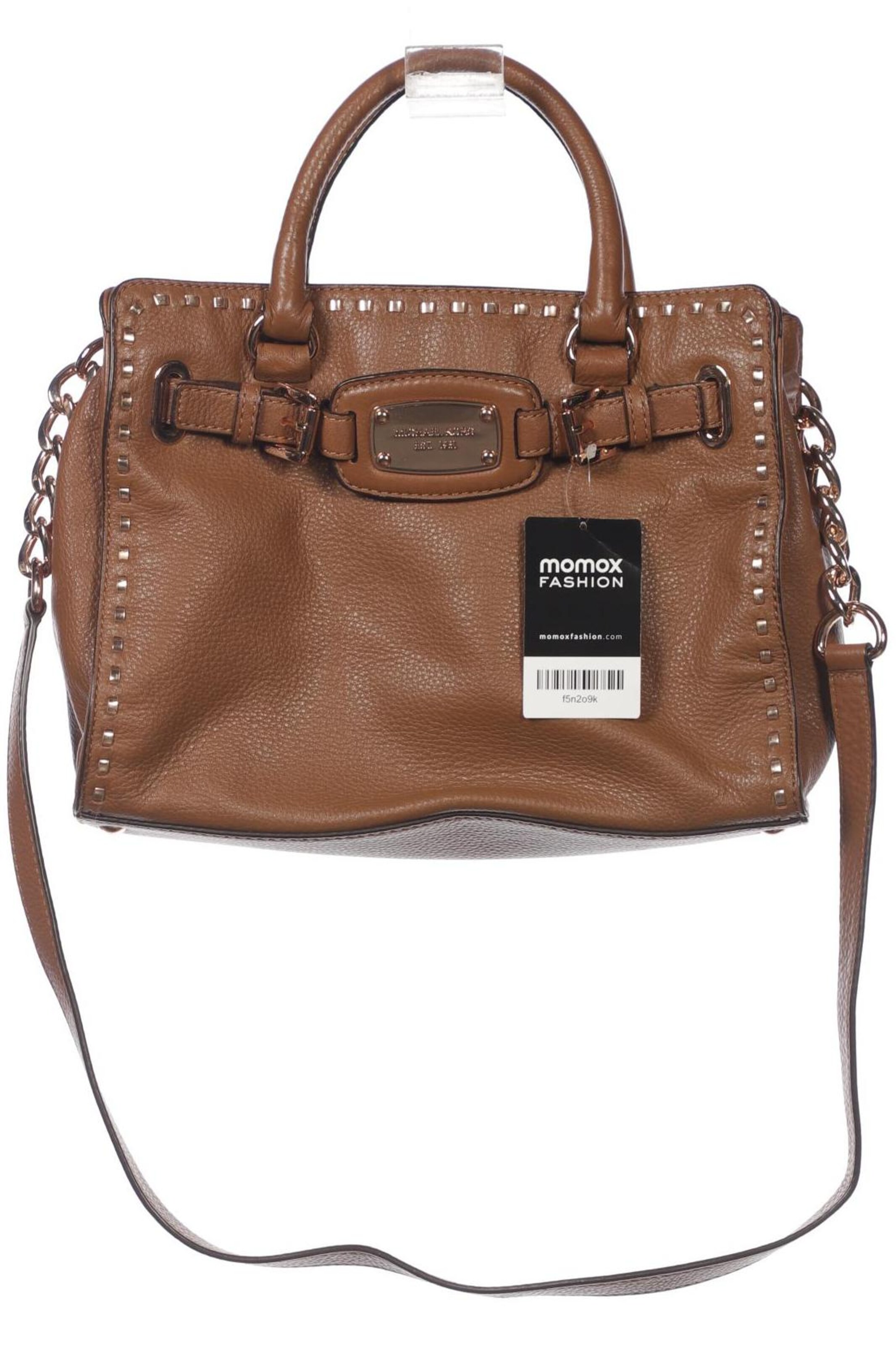 brown and black michael kors bag