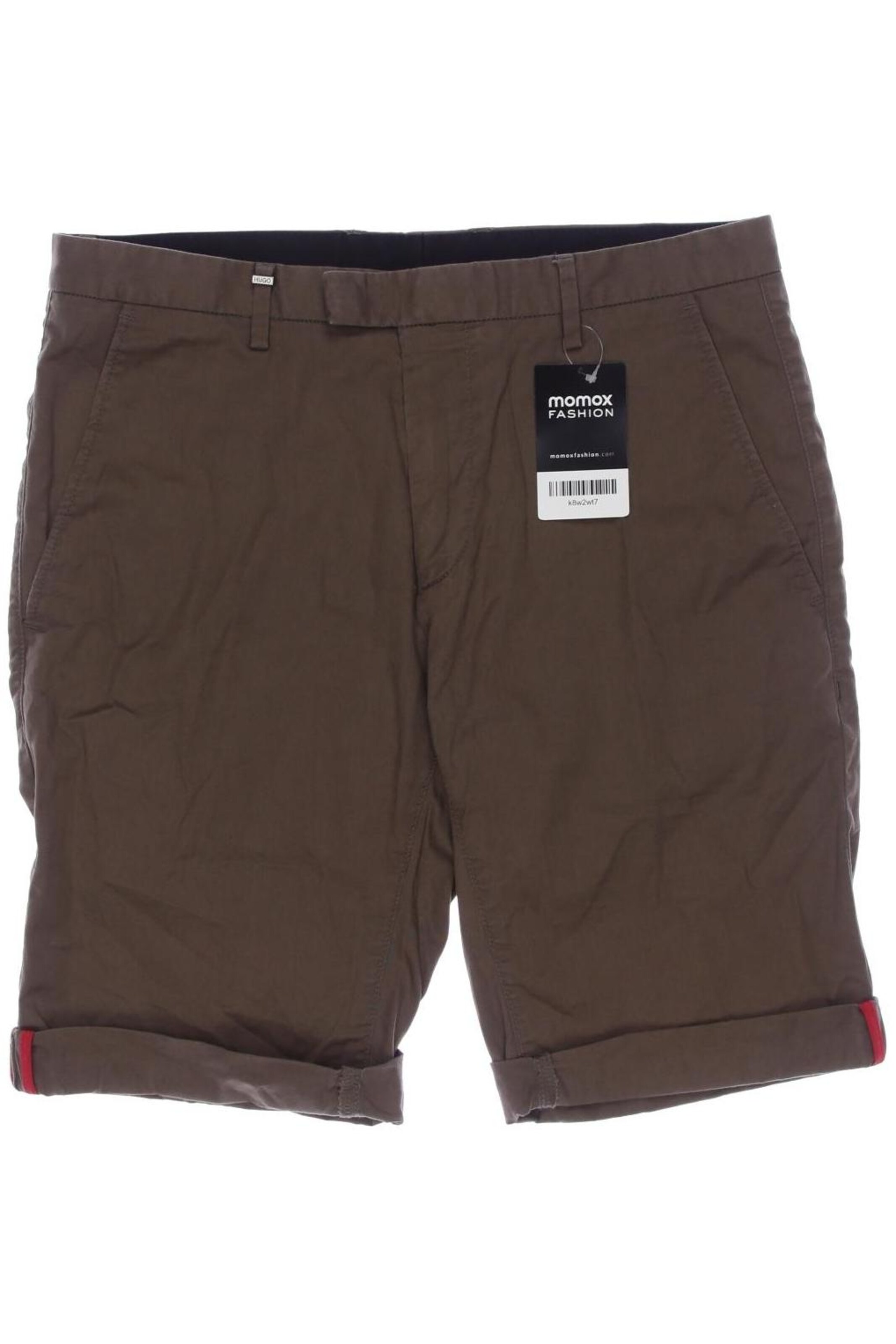 HUGO Shorts in 30 in Brown: front